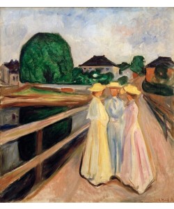 Edvard Munch, Mädchen auf dem Pier