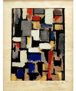 Theo van Doesburg, Lena im Interieur, Studie zu Komposition XIII