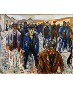 Edvard Munch, Arbeiter auf dem Heimweg