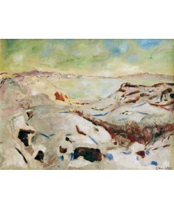 Edvard Munch, Winter in Kragerö (Winter an der Küste)