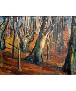 Edvard Munch, Herbst (Alte Bäume, Ekely)