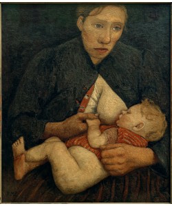 Paula Modersohn-Becker, Stillende Mutter