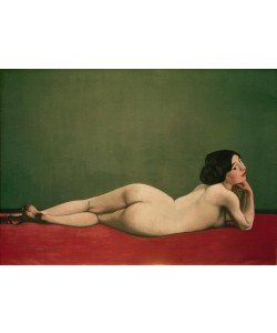 Felix Vallotton, Nu couché au tapis rouge