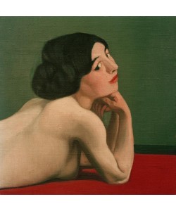 Felix Vallotton, Nu couché au tapis rouge