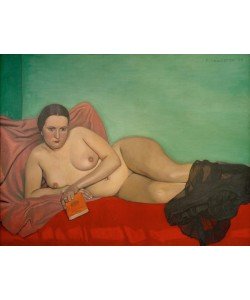 Felix Vallotton, Femme nue tenant un livre