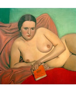 Felix Vallotton, Femme nue tenant un livre