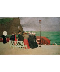 Felix Vallotton, Les planches à Etretat