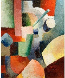 August Macke, Farbige Formenkomposition