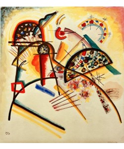 Wassily Kandinsky, Komposition (vorherrschend rot, gelb, schwarz)