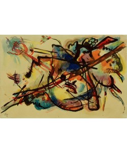 Wassily Kandinsky, Abstrakte Komposition (Blaugold)