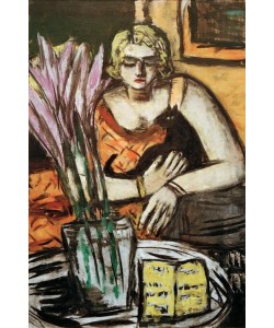 Max Beckmann, Frau mit Katze