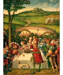 Lucas Cranach der Ältere, Judith an der Tafel des Holofernes