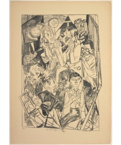 Max Beckmann, The Ideologues, plate six from Die Hölle