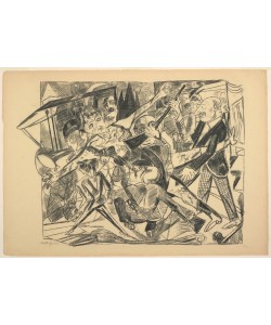 Max Beckmann, The Martyrdom, plate four from Die Hölle