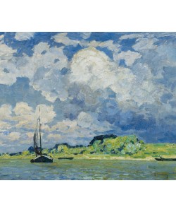 Max Clarenbach, Sommerliche Bootspartie