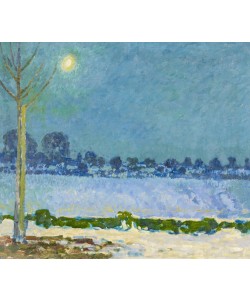 Max Clarenbach, Winternacht über Schneefeldern