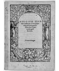 Lucas Cranach der Ältere, Iudicivm Martini Lutheri de Votis scriptum ad Episcopos…