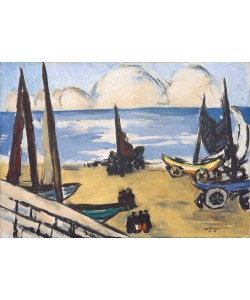 Max Beckmann, Boote am Strand