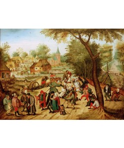 Pieter Brueghel der Jüngere, Hochzeitstanz im Freien