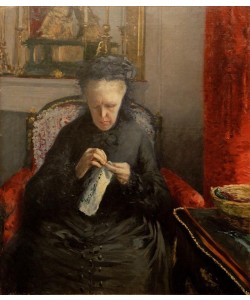 Gustave Caillebotte, Portrait de Madame Martial Caillebotte