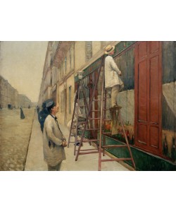 Gustave Caillebotte, Les peintres en bâtiment