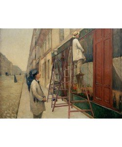 Gustave Caillebotte, Les peintres en bâtiment