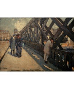 Gustave Caillebotte, Le pont de l’Europe, esquisse