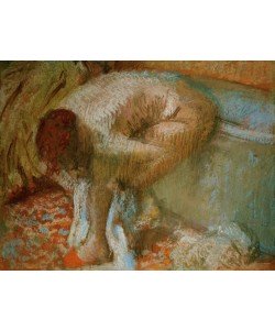 Edgar Degas, Frau, sich nach dem Bad die Füße abtrocknend