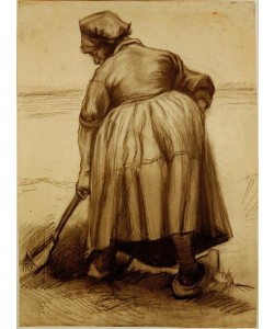 Vincent van Gogh, Bäuerin beim Graben