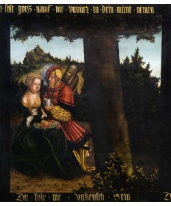 Lucas Cranach der Ältere, Das 6. Gebot: Du sollst nicht ehebrechen