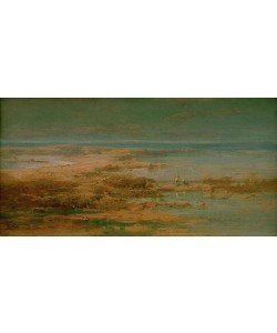 Carl Spitzweg, Nillandschaft mit Störchen