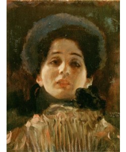 Gustav Klimt, Portrait en face 