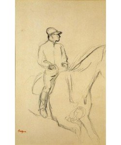 Edgar Degas, Jockey monté