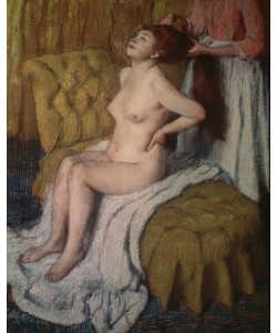 Edgar Degas, Eine Frau läßt sich kämmen
