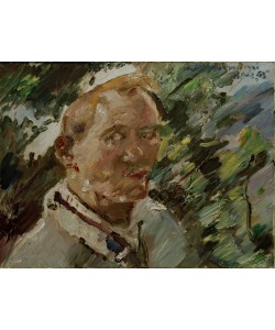 Lovis Corinth, Kleines Selbstbildnis vor dem Walchensee