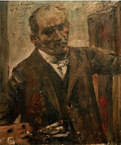 Lovis Corinth, Selbstporträt mit Palette