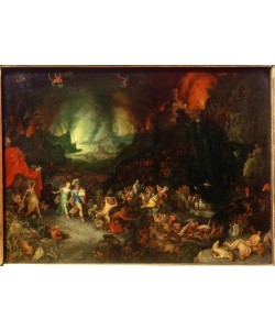 Jan Brueghel der Ältere, Äneas und die Sibylle von Cumae in der Unterwelt