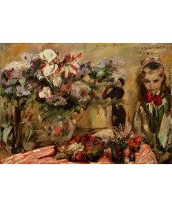 Lovis Corinth, Blumen und Tochter Wilhelmine