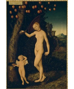 Lucas Cranach der Ältere, Venus und Amor als Honigdieb