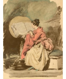 Jean-Honoré Fragonard, Lesendes Mädchen