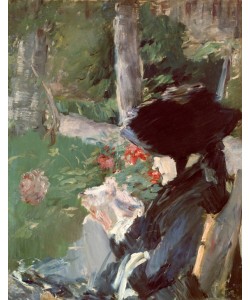 Edouard Manet, Mme Manet mere dans le jardin de Bellevue