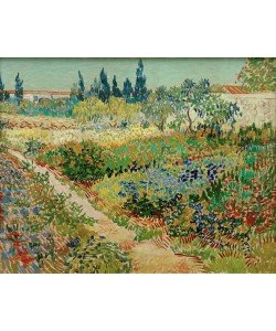 Vincent van Gogh, Blühender Garten mit Pfad