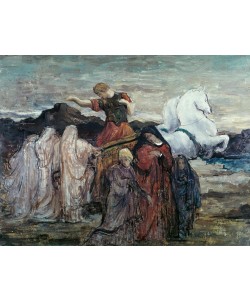Gustave Moreau, Phaëton und drei Frauen. Mythologische Szene)