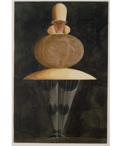 Oskar Schlemmer, Entwurf für eine Figurine des Triadischen Balletts