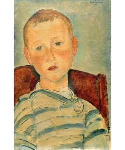 Amedeo Modigliani, Junge mit gestreiftem Pullover