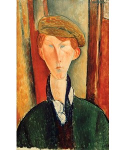 Amedeo Modigliani, Junger Mann mit Mütze