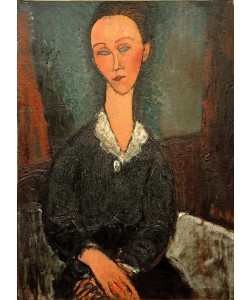 Amedeo Modigliani, Frau mit weißem Kragen (Lunia Czechowska)