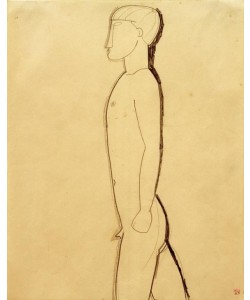 Amedeo Modigliani, Mann im Profil