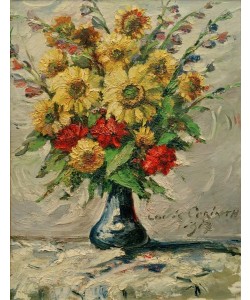 Lovis Corinth, Blumenstrauß in kleiner Vase