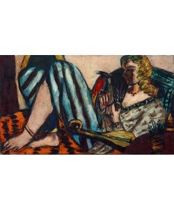 Max Beckmann, Frau mit rotem Hahn